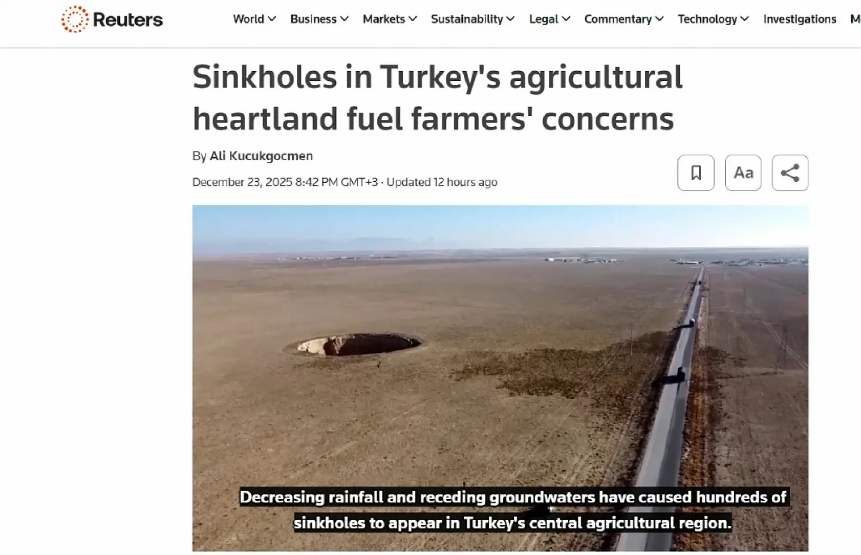 Dünyanın önde gelen haber ajansı Konya'yı gündeme taşıdı: Herkes bu haberi konuşuyor!