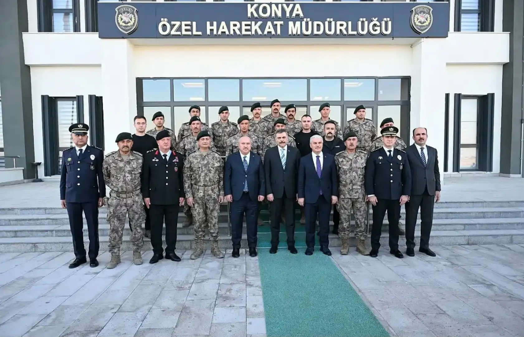 Konya'da üst düzey güvenlik teması! Kahramanlar ocağı havadan incelendi