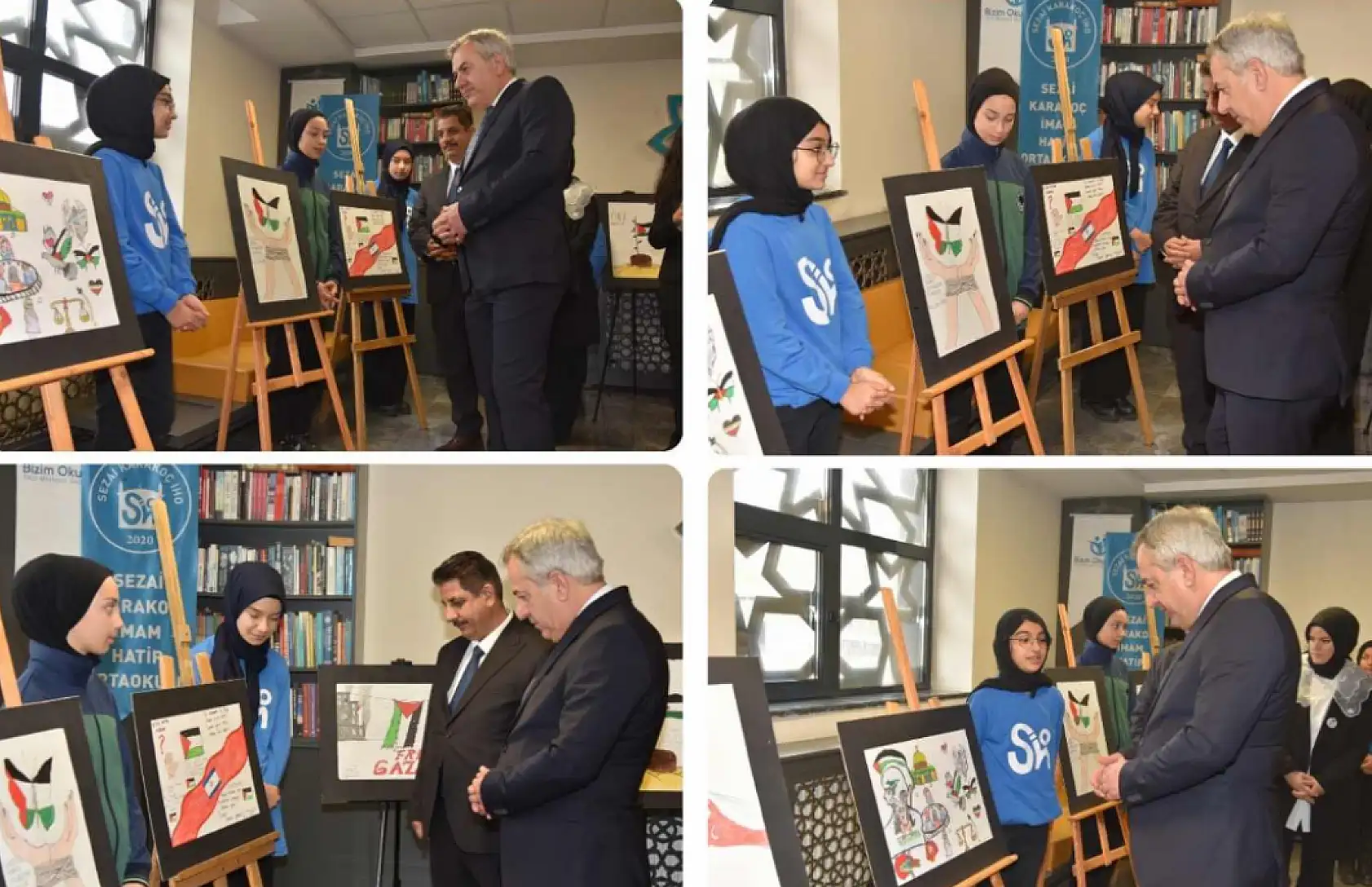 Konya'da Filistin için dikkat çeken sergi!