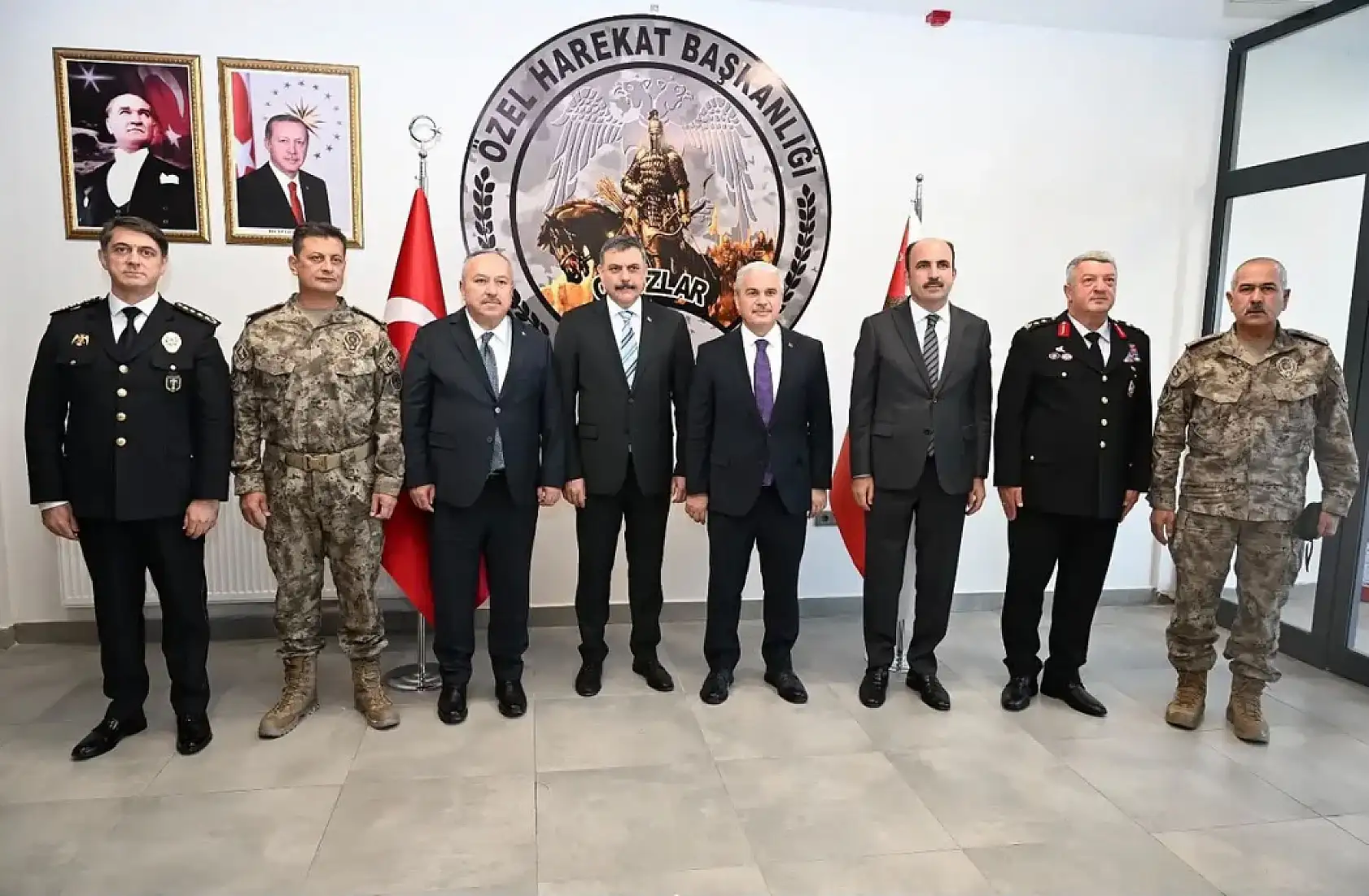 Konya'da üst düzey güvenlik teması! Kahramanlar ocağı havadan incelendi