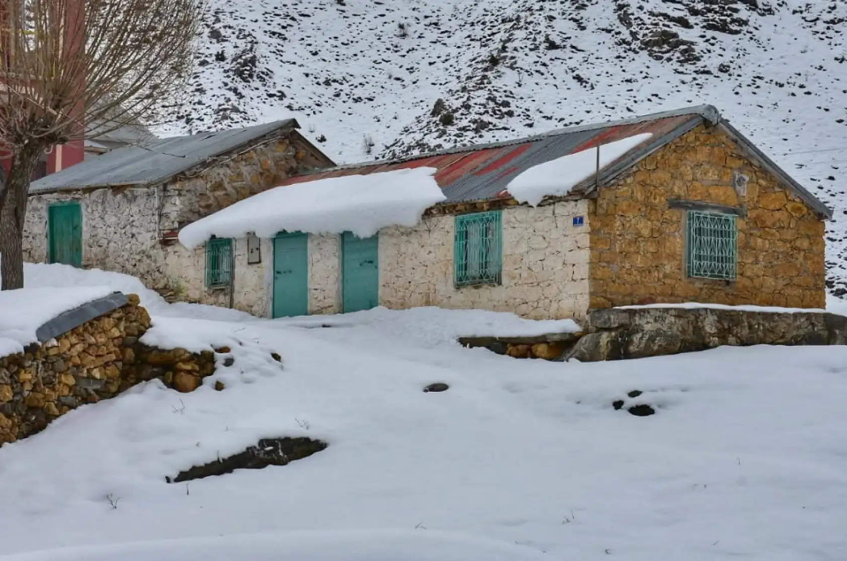 Konya'da kar manzarası büyüledi!