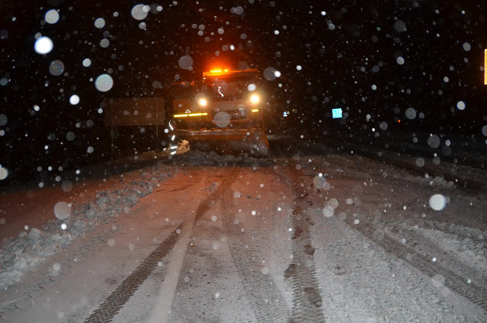Konya bağlantısında beyaz mesai: Ekipler teyakkuzda