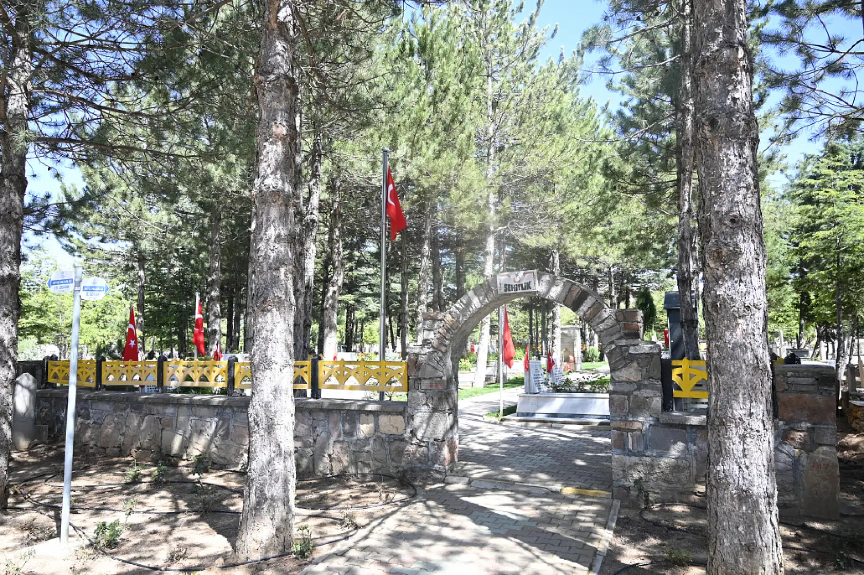 Konya'da şehitlerin hatırasına yakışan çalışma