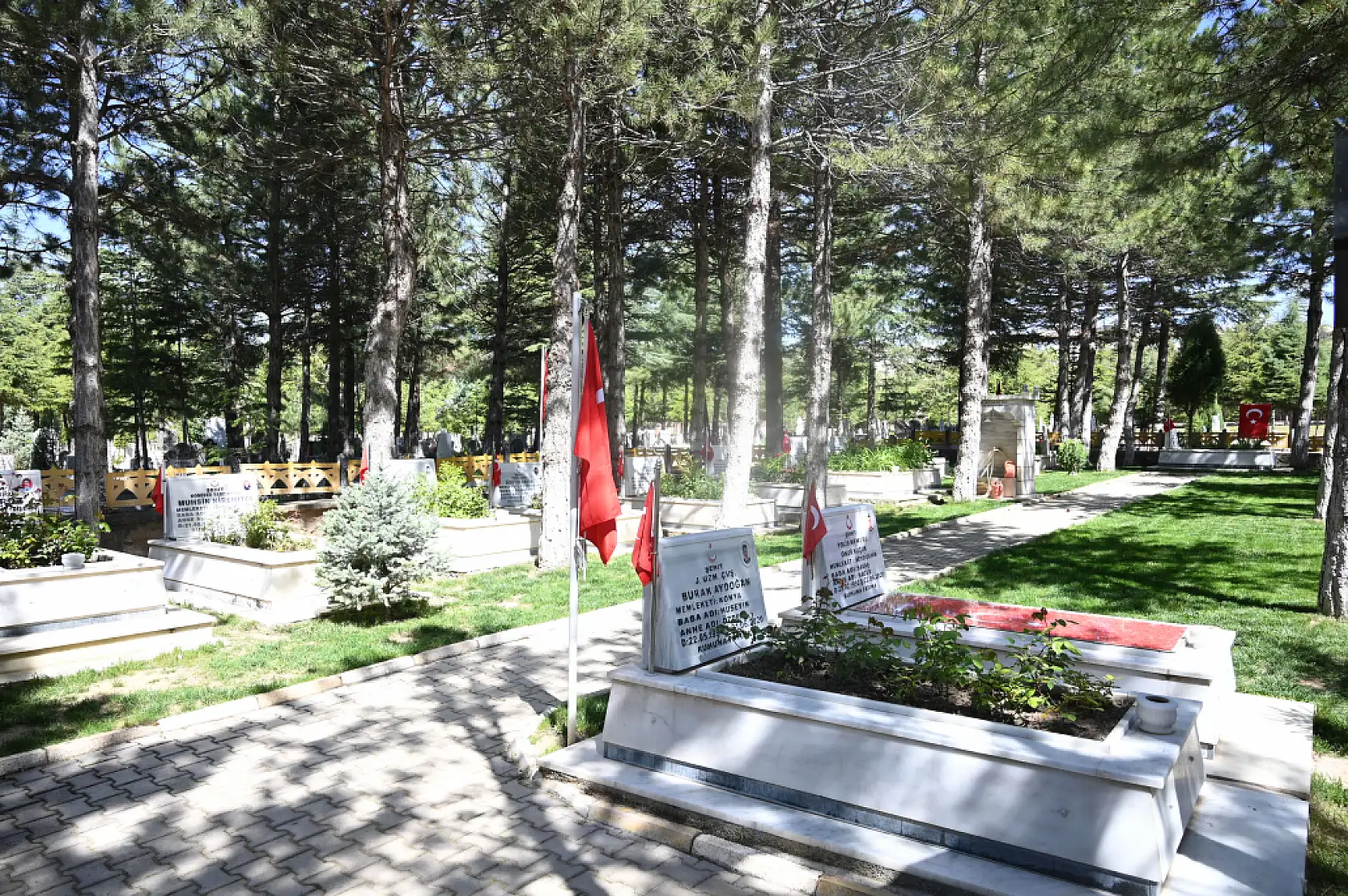 Konya'da şehitlerin hatırasına yakışan çalışma