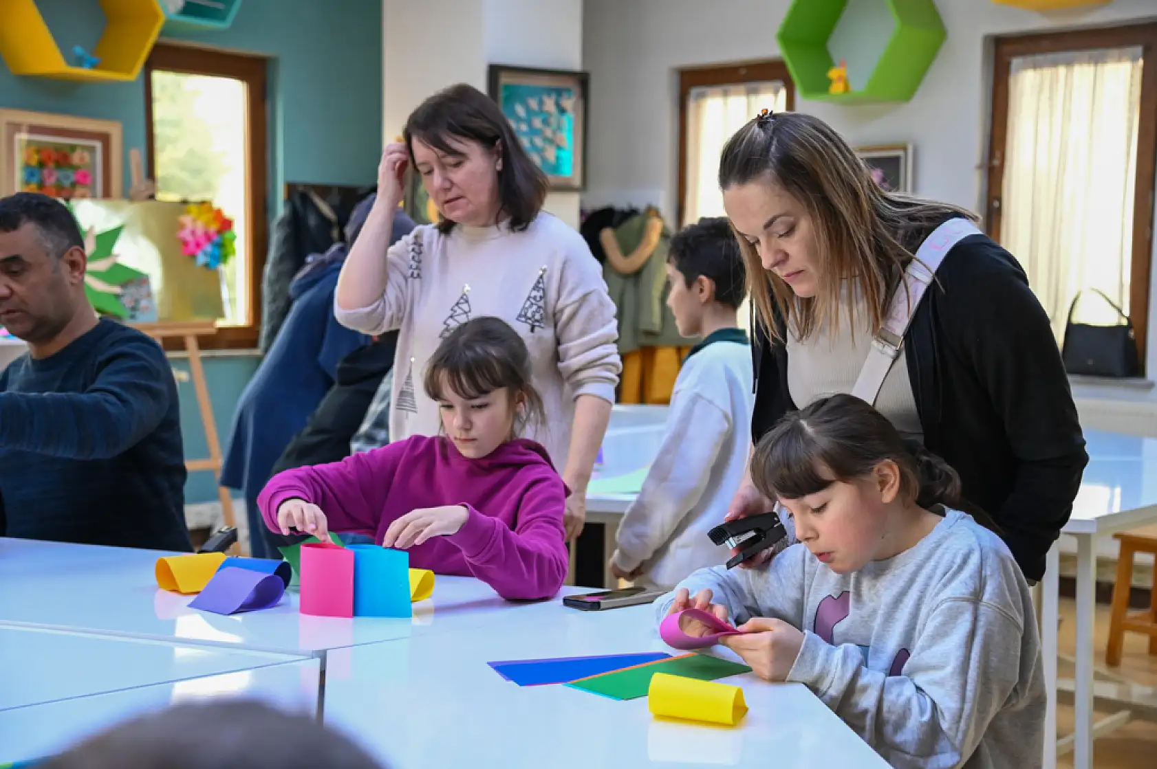 Konya Selçuklu Belediyesi'nde uluslararası öğrenciler sanat deneyimi yaşadı