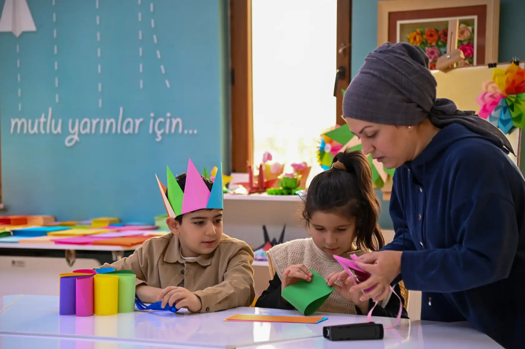 Konya Selçuklu Belediyesi'nde uluslararası öğrenciler sanat deneyimi yaşadı