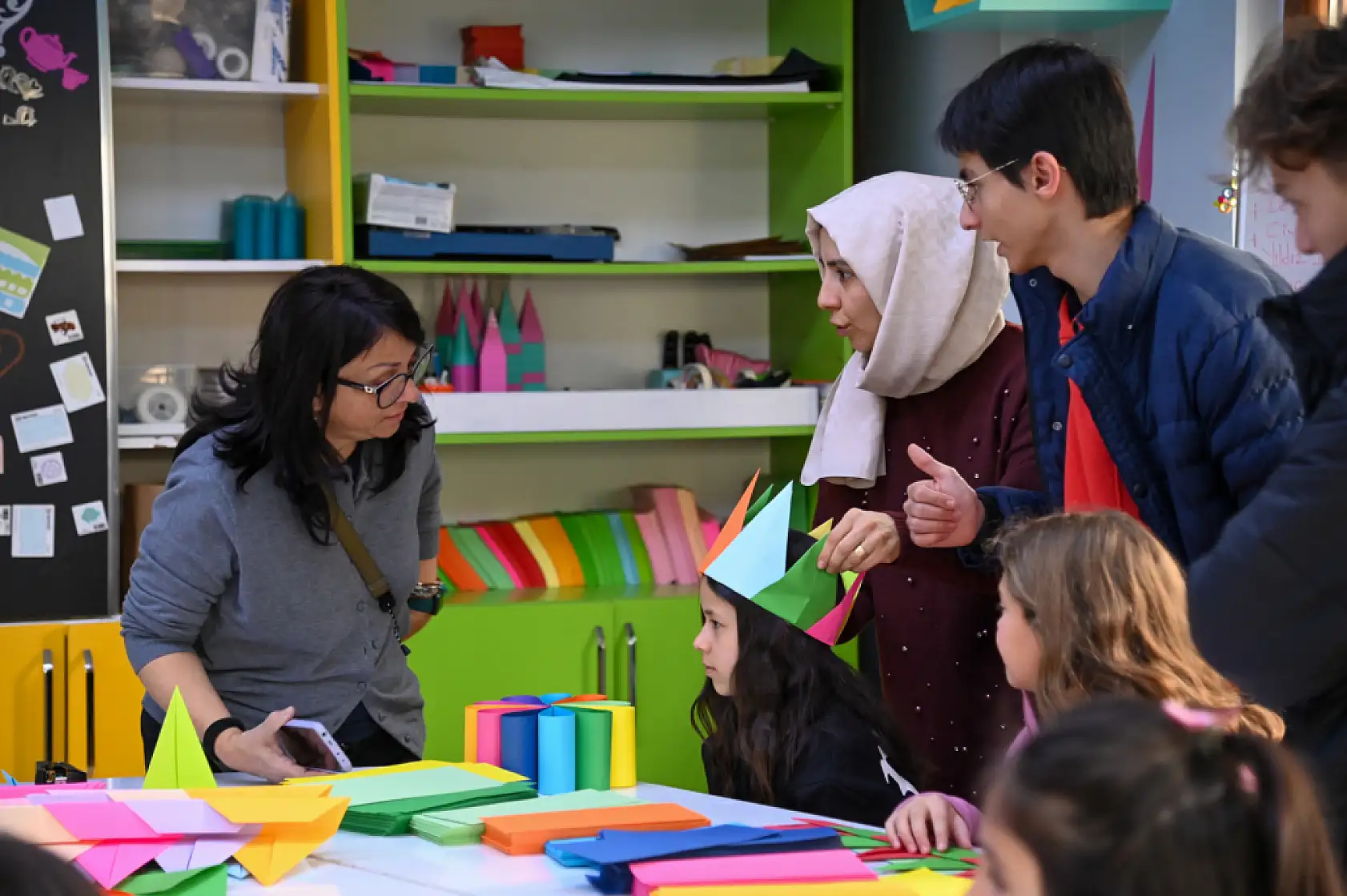 Konya Selçuklu Belediyesi'nde uluslararası öğrenciler sanat deneyimi yaşadı
