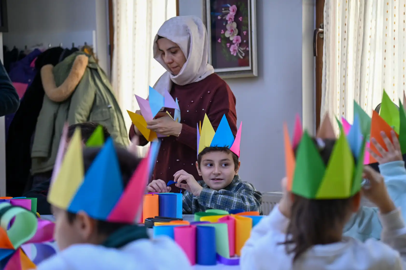 Konya Selçuklu Belediyesi'nde uluslararası öğrenciler sanat deneyimi yaşadı