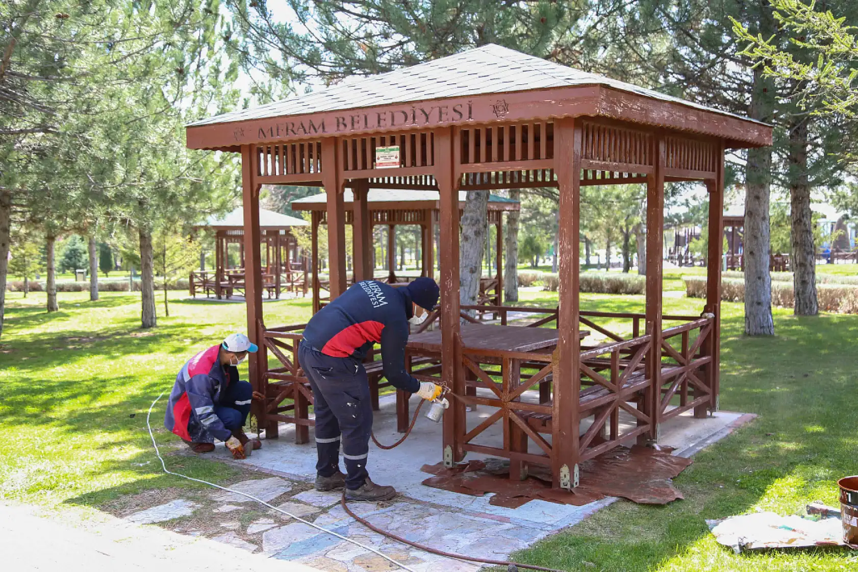 Konya'da ailelerin uğrak noktaları yenilendi