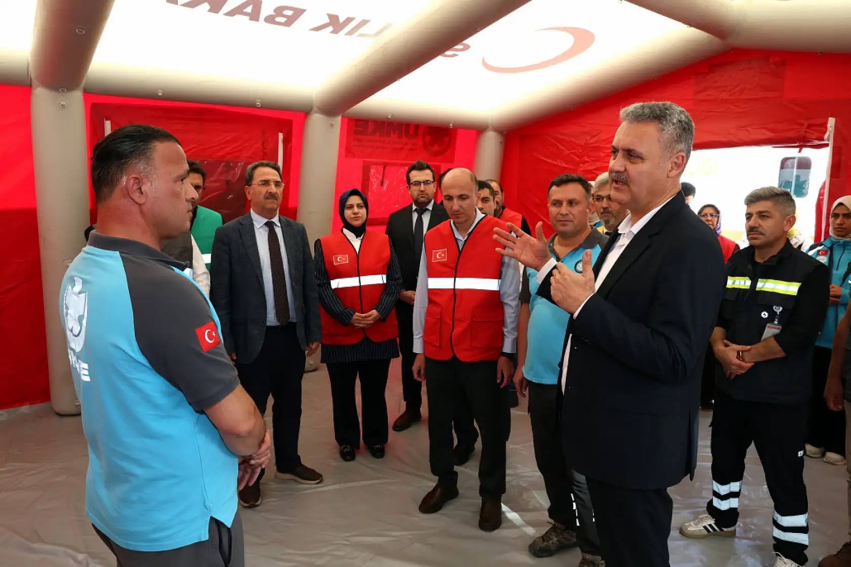 Konya'da hastane boşaltıldı! Saniyeler içinde afet merkezine dönüştü