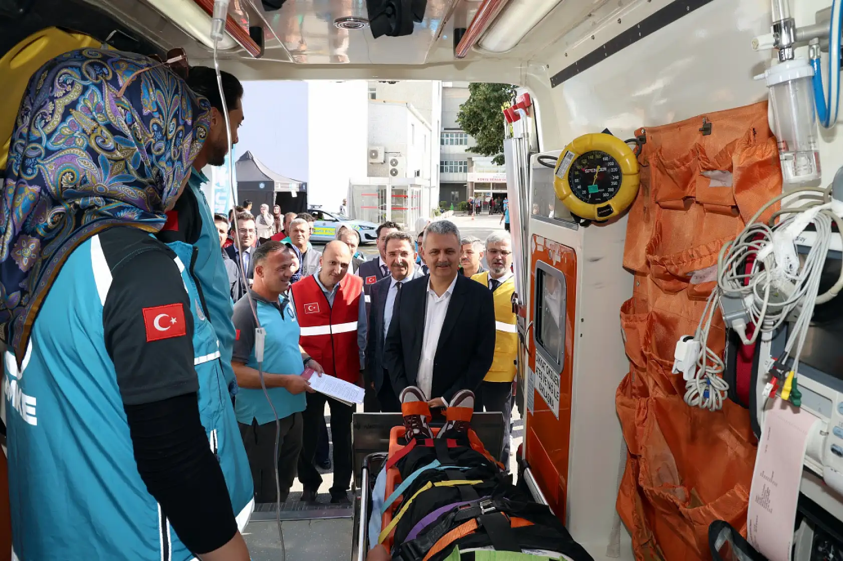 Konya'da hastane boşaltıldı! Saniyeler içinde afet merkezine dönüştü