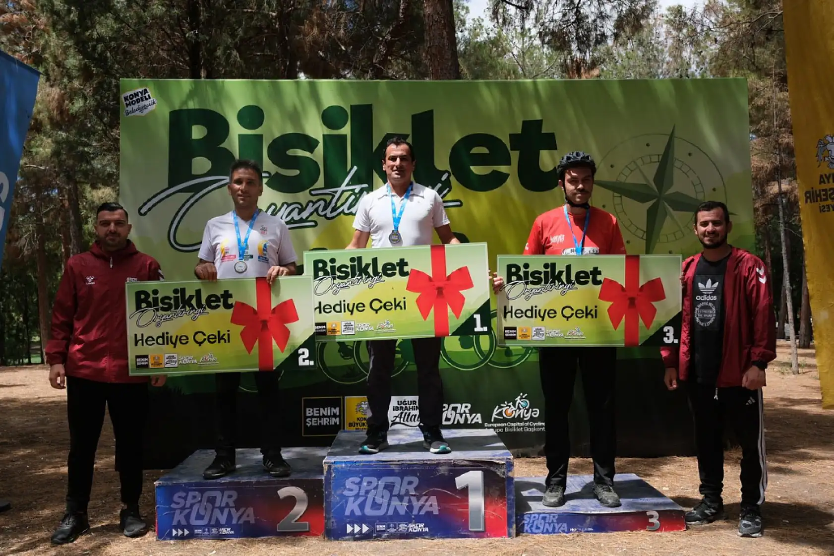 Konya'da pedallar bu kez haritalar için çevrildi
