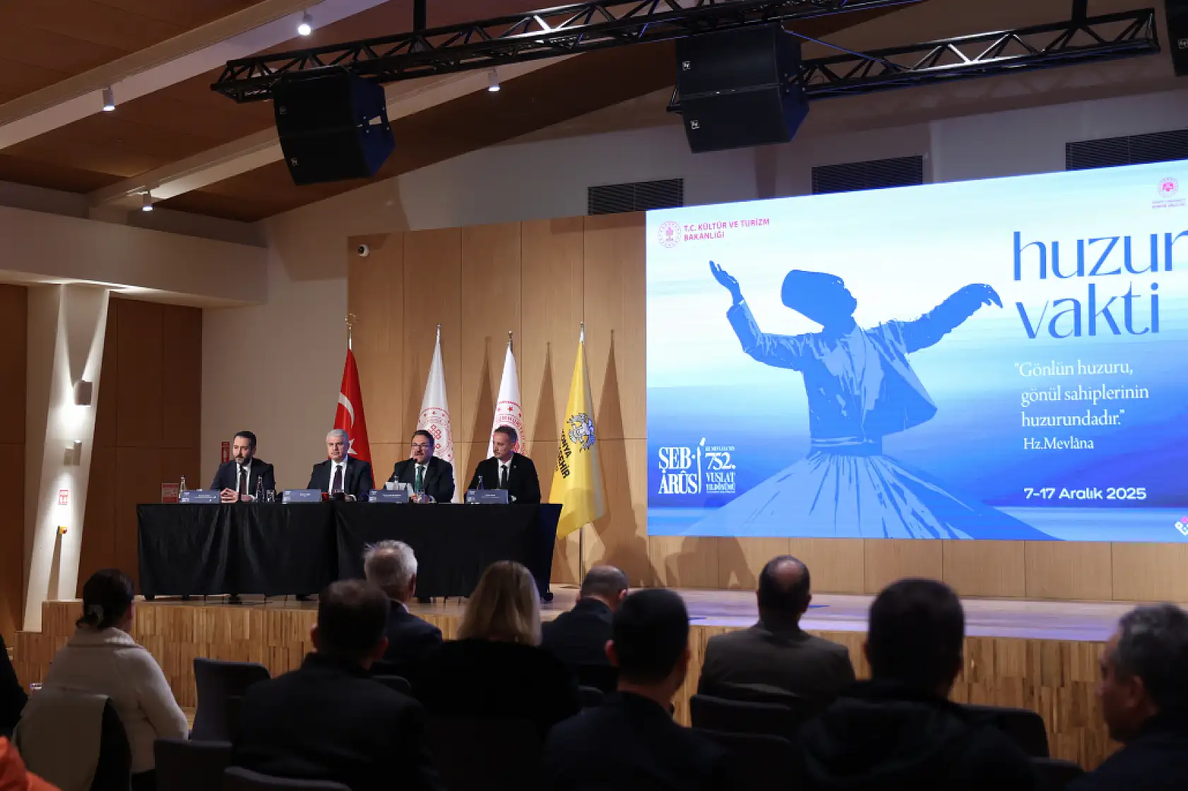 Konya'da vuslat kapıları aralandı: 752. Vuslat Yılında ilk sema töreni gerçekleşti