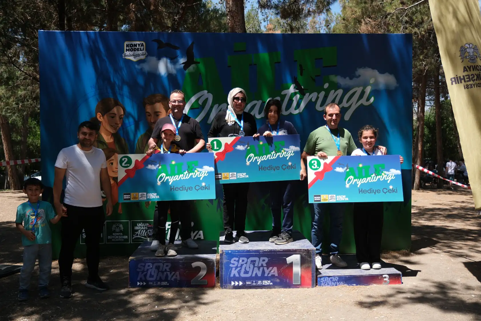 Konya'da pedallar bu kez haritalar için çevrildi