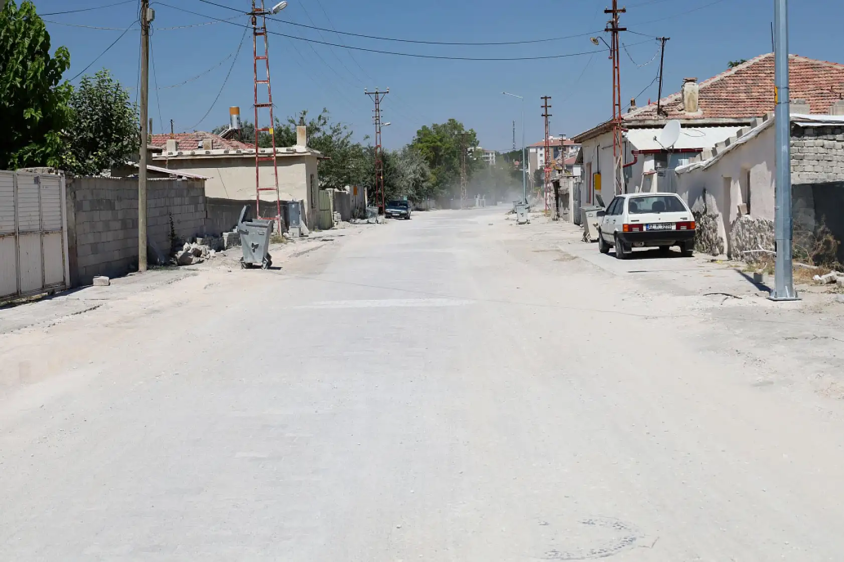 Konya'nın o caddesinde altyapı ve asfalt seferberliği