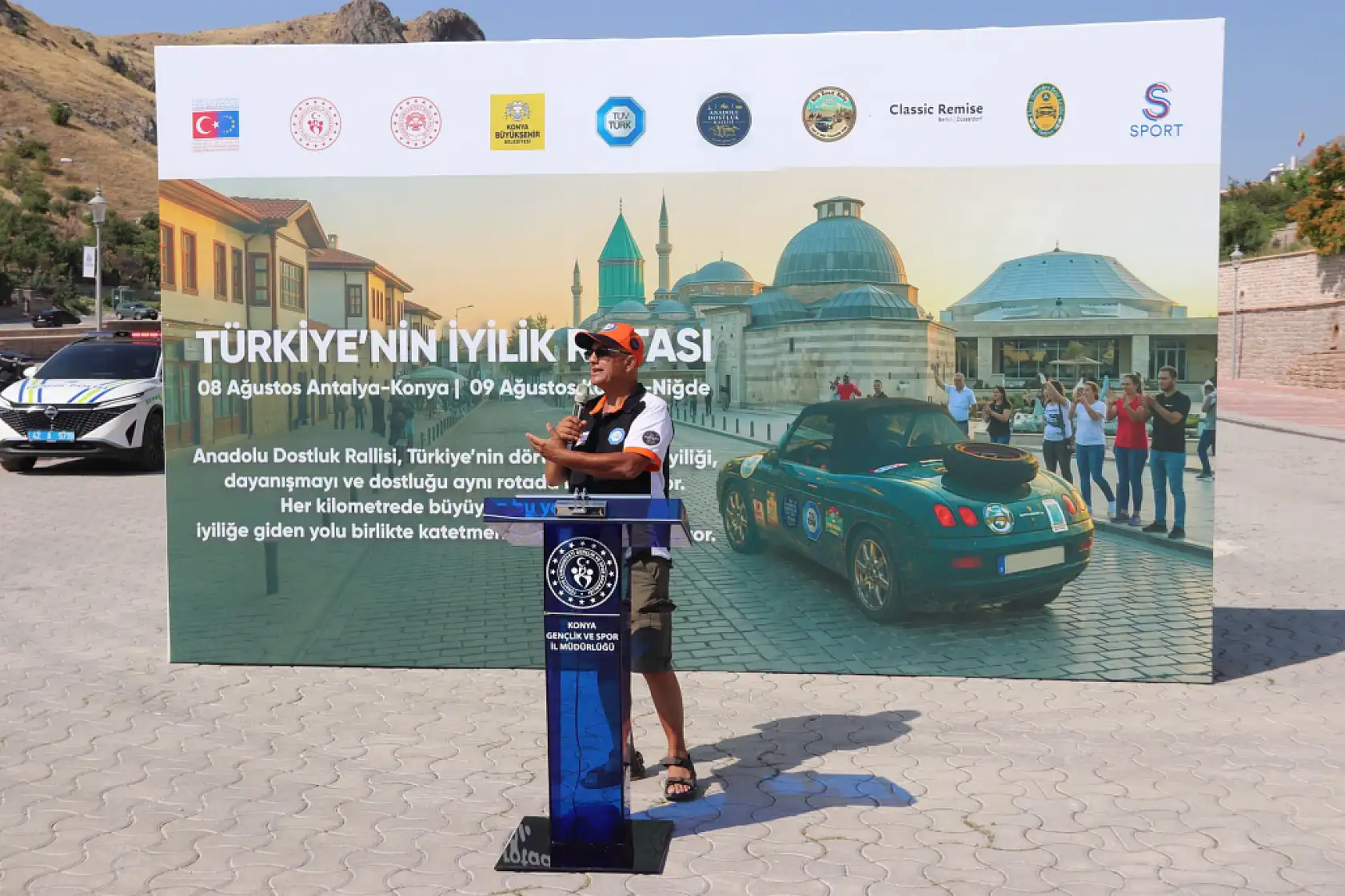 Konya'da huzurevi sakinlerine ralli heyecanı