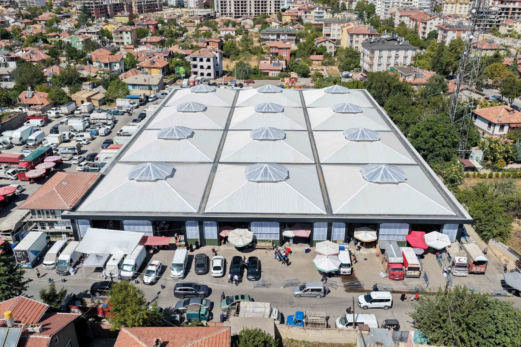 Konya'da o pazar baştan aşağı değişti! İşte yeni hali