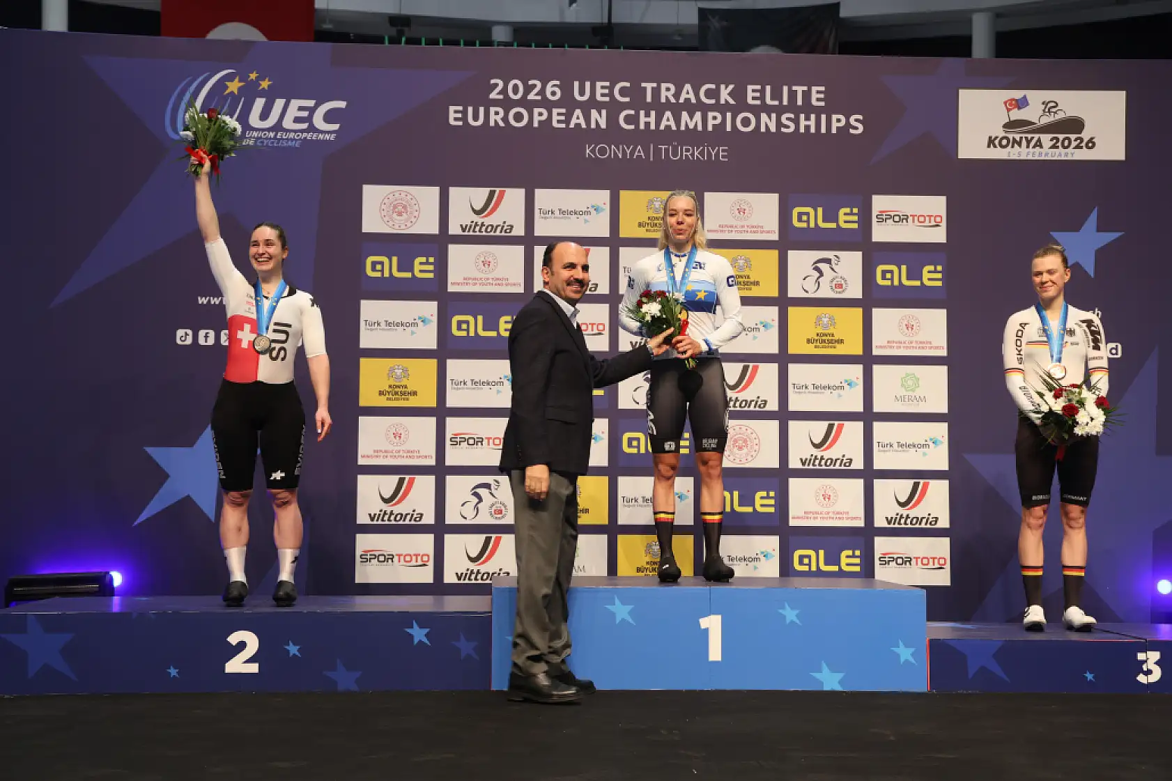 Avrupa bisikletinin kalbi Konya'da attı: Pist şampiyonası tamamlandı