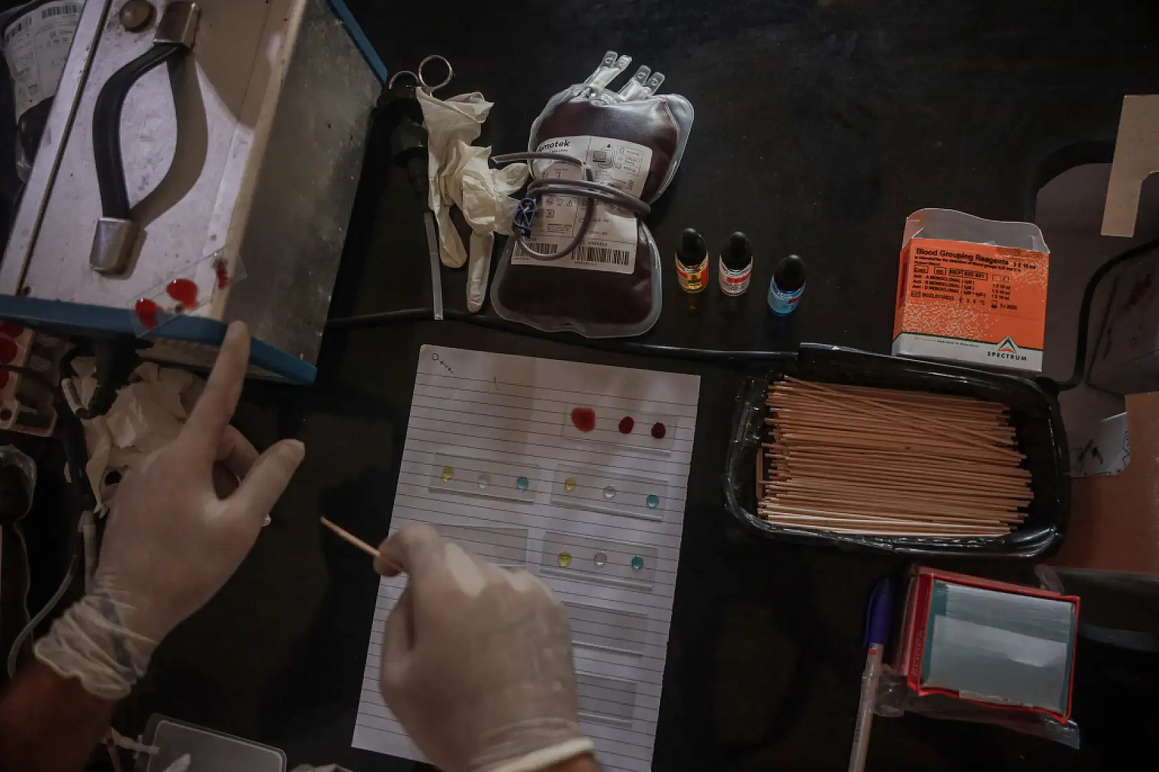 Gazze'de kan bağışı kampanyası başlatıldı