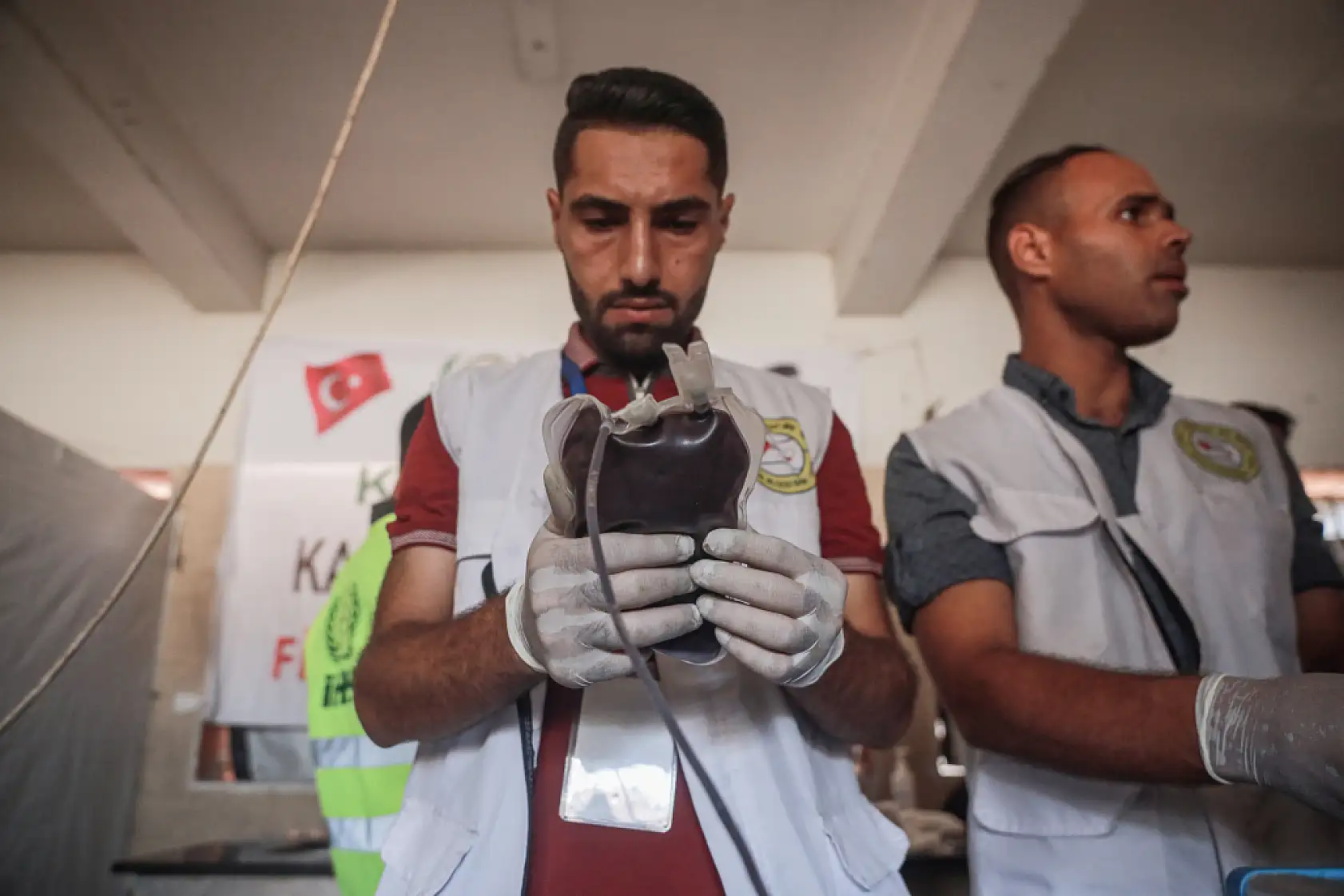 Gazze'de kan bağışı kampanyası başlatıldı