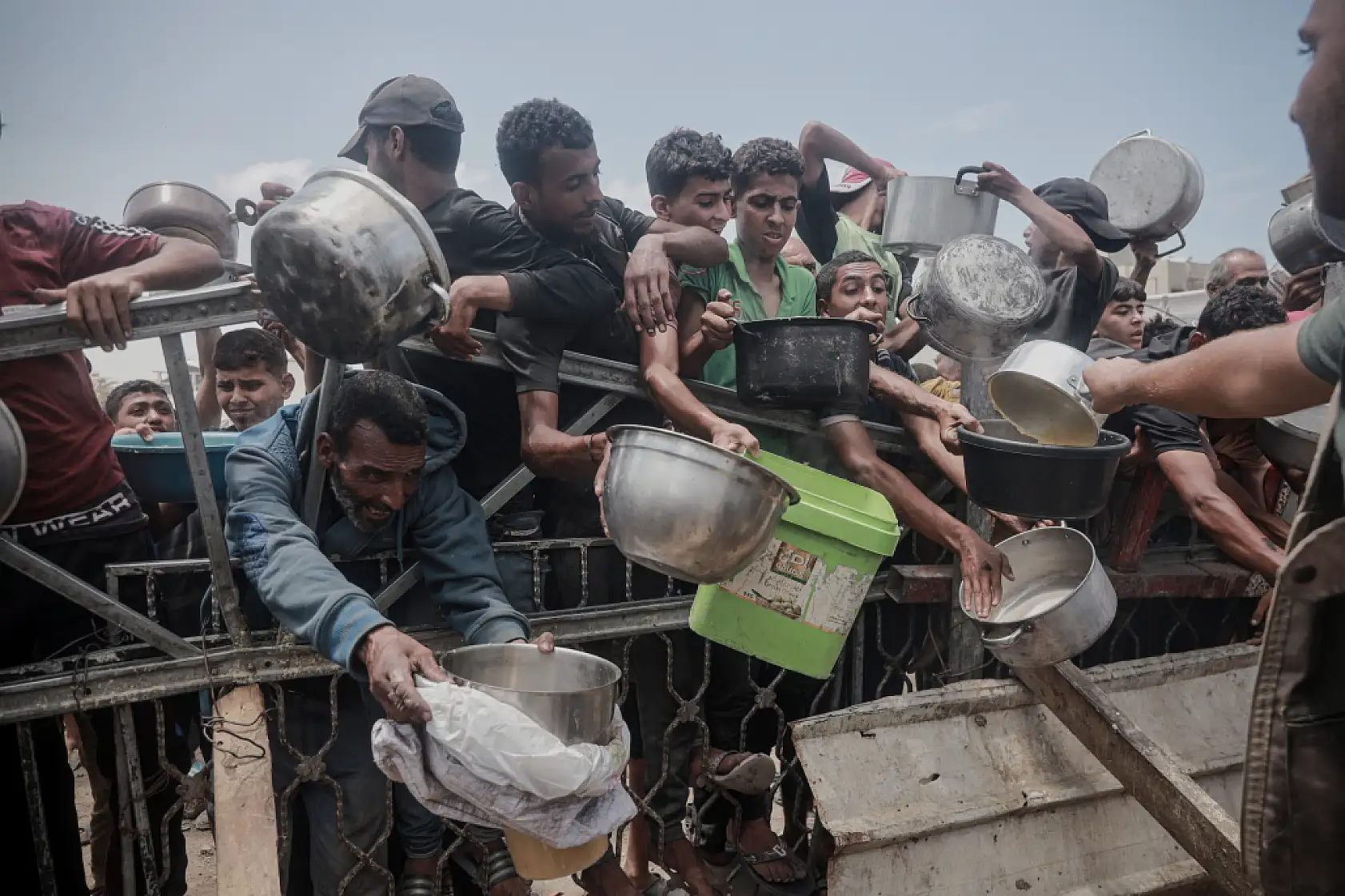 Gazze'de açlıkla mücadele devam ediyor