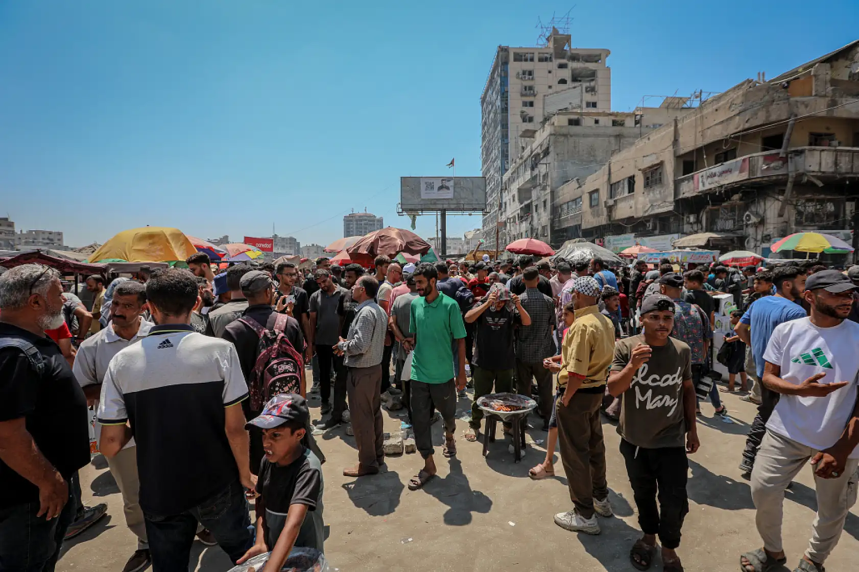 Gazze'de zorla göçe karşı protesto düzenlendi