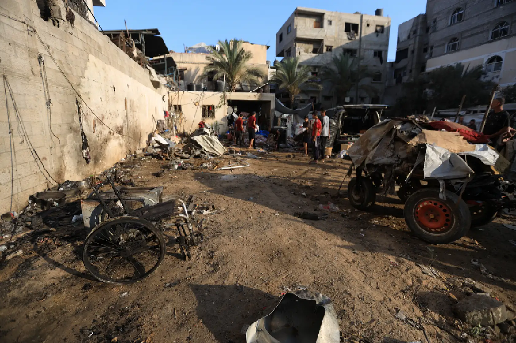 Gazze'de yaşam mücadelesi sürüyor