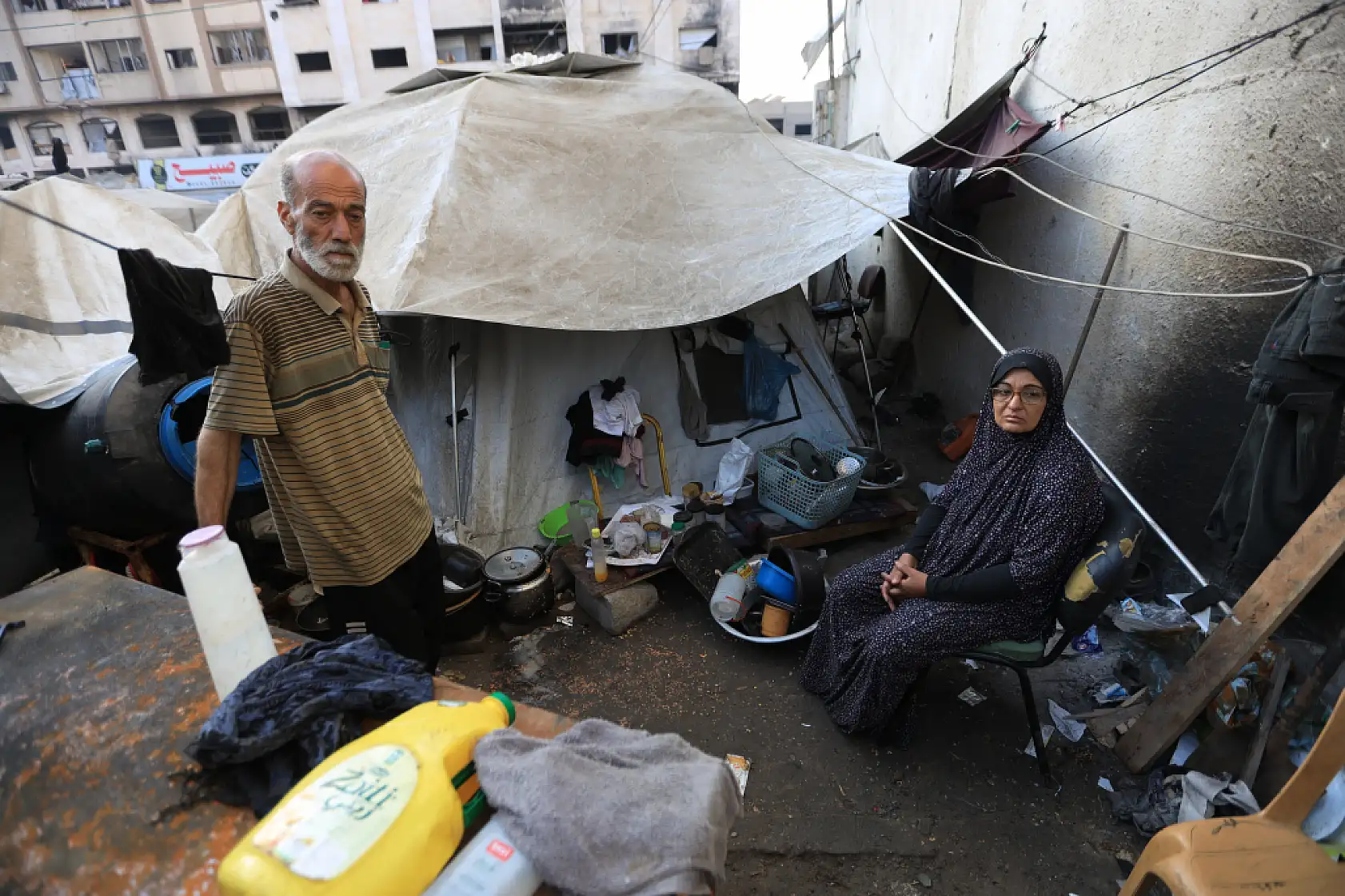 Gazze'de yaşam mücadelesi sürüyor