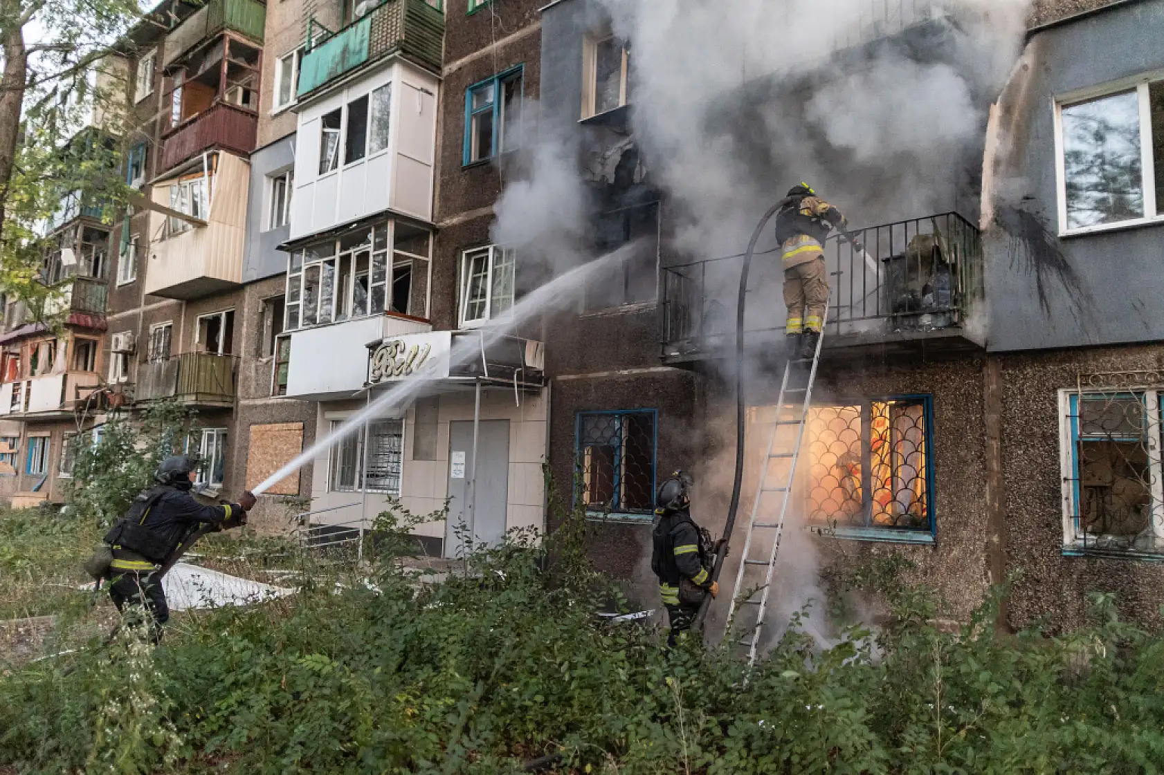 Rusya'dan Kostiantynivka'ya saldırı: Yerleşim alanında hasar meydana geldi
