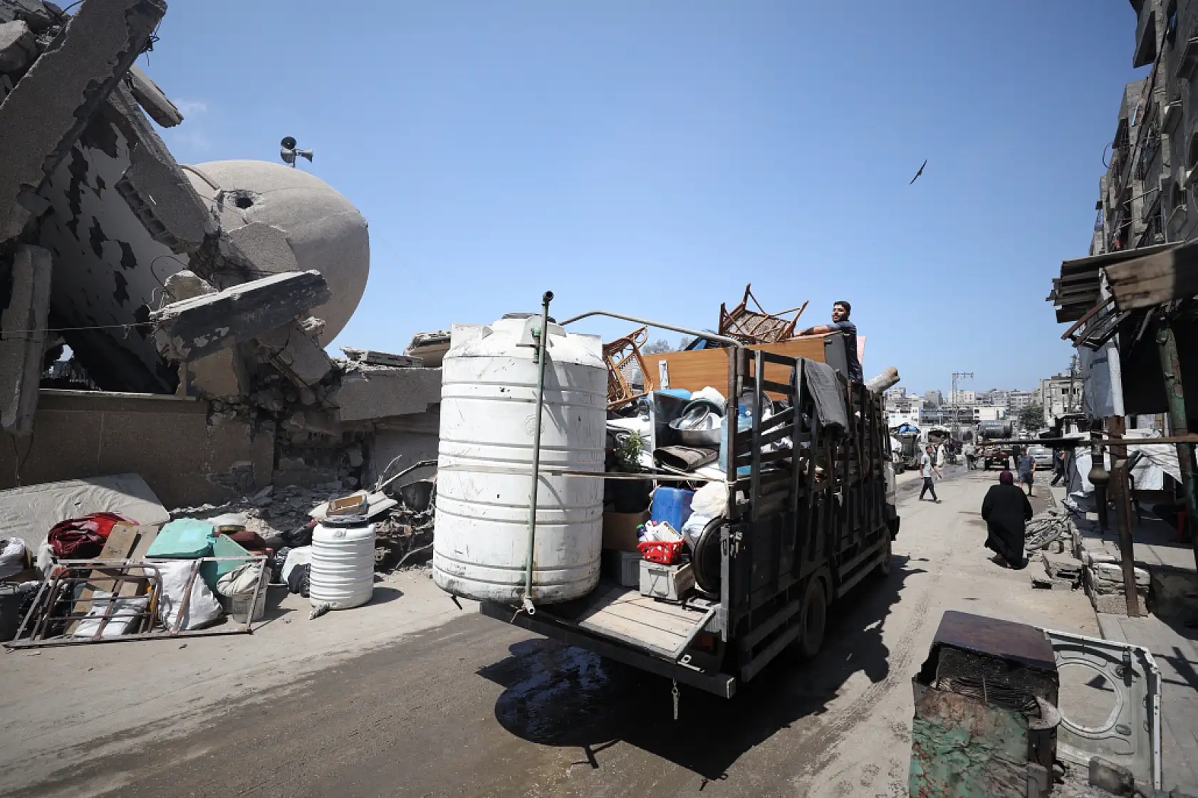 Filistinliler güvenli bölgelere göç ediyor