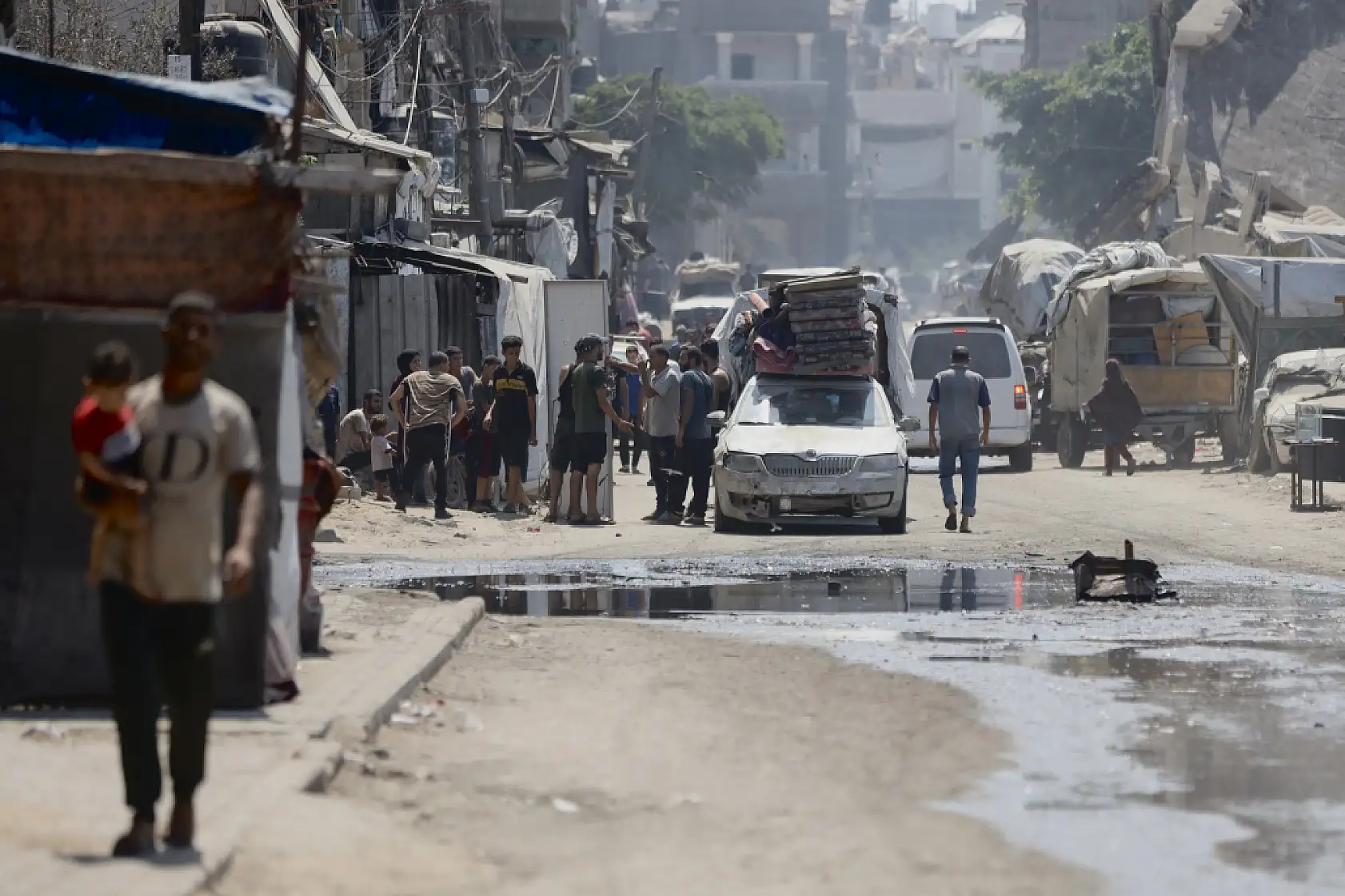 Filistinliler güvenli bölgelere göç ediyor