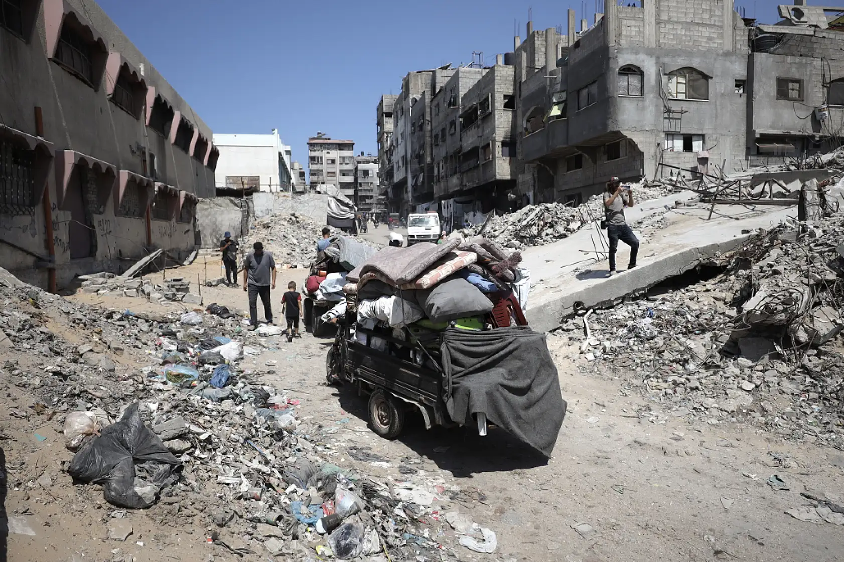 Filistinliler güvenli bölgelere göç ediyor