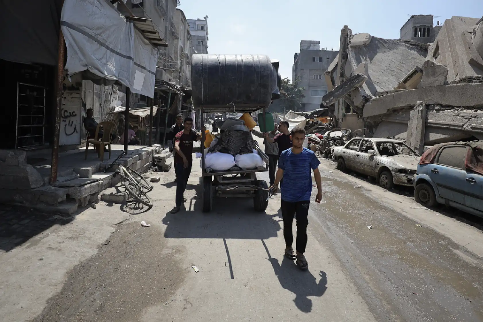 Filistinliler güvenli bölgelere göç ediyor