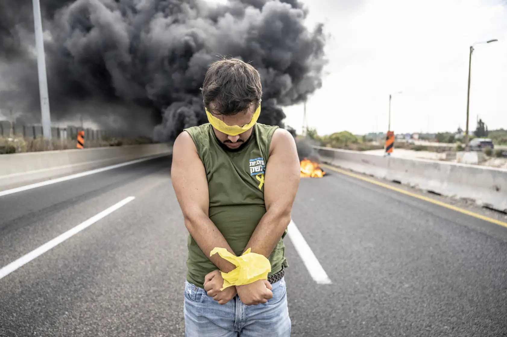 Tel Aviv'de rehineler için protestolar sürüyor