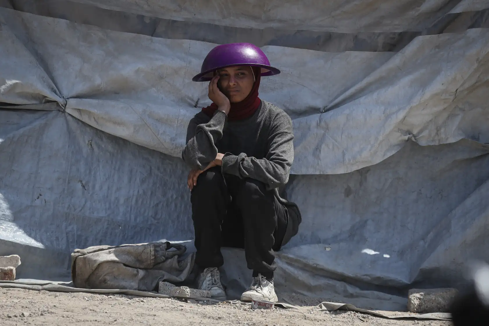 Gazze'de Filistinlilere yemek dağıtıldı