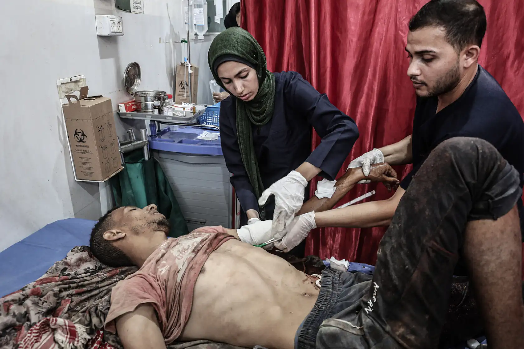 Gazze'de zulüm devam ediyor