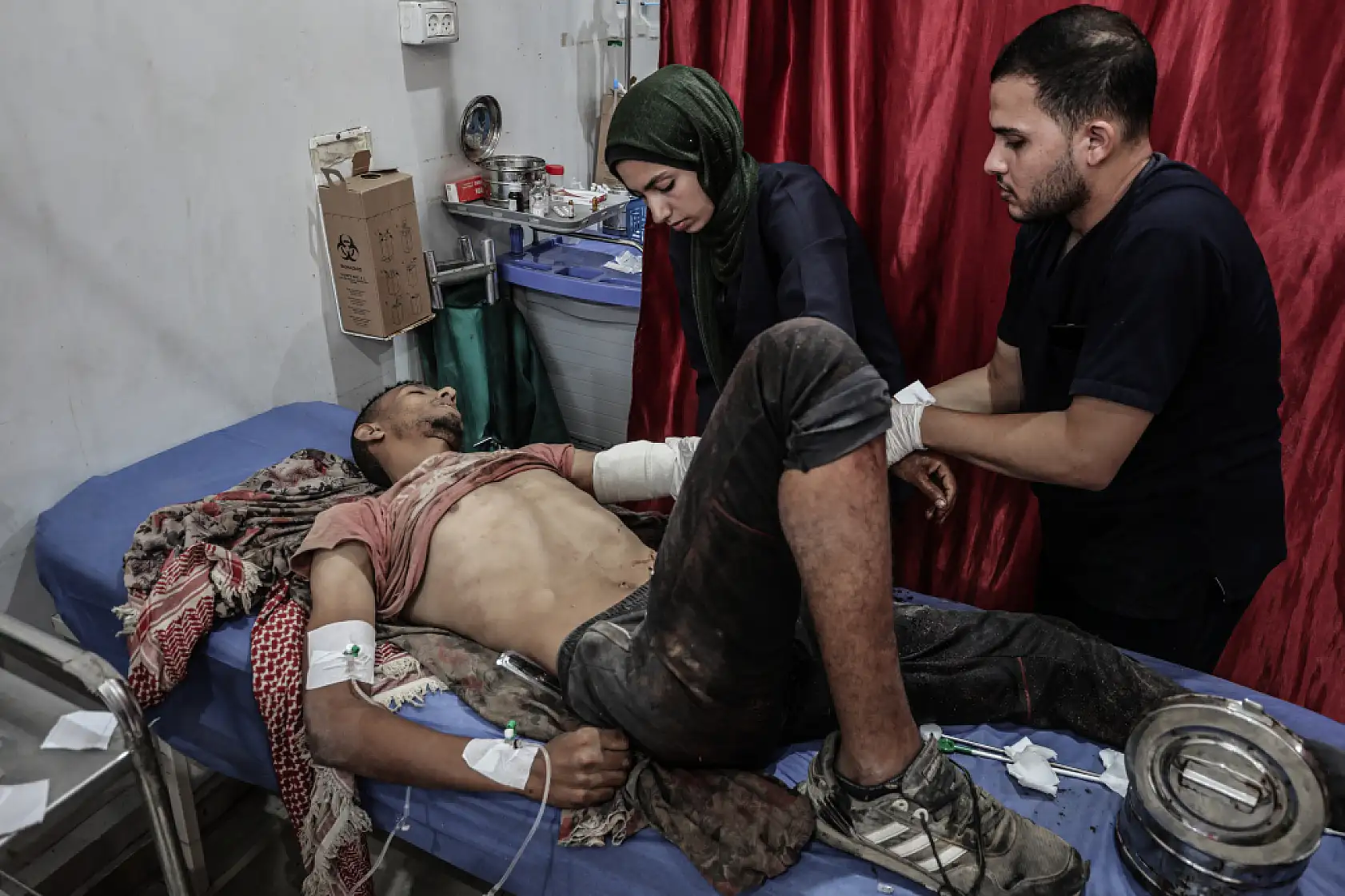 Gazze'de zulüm devam ediyor