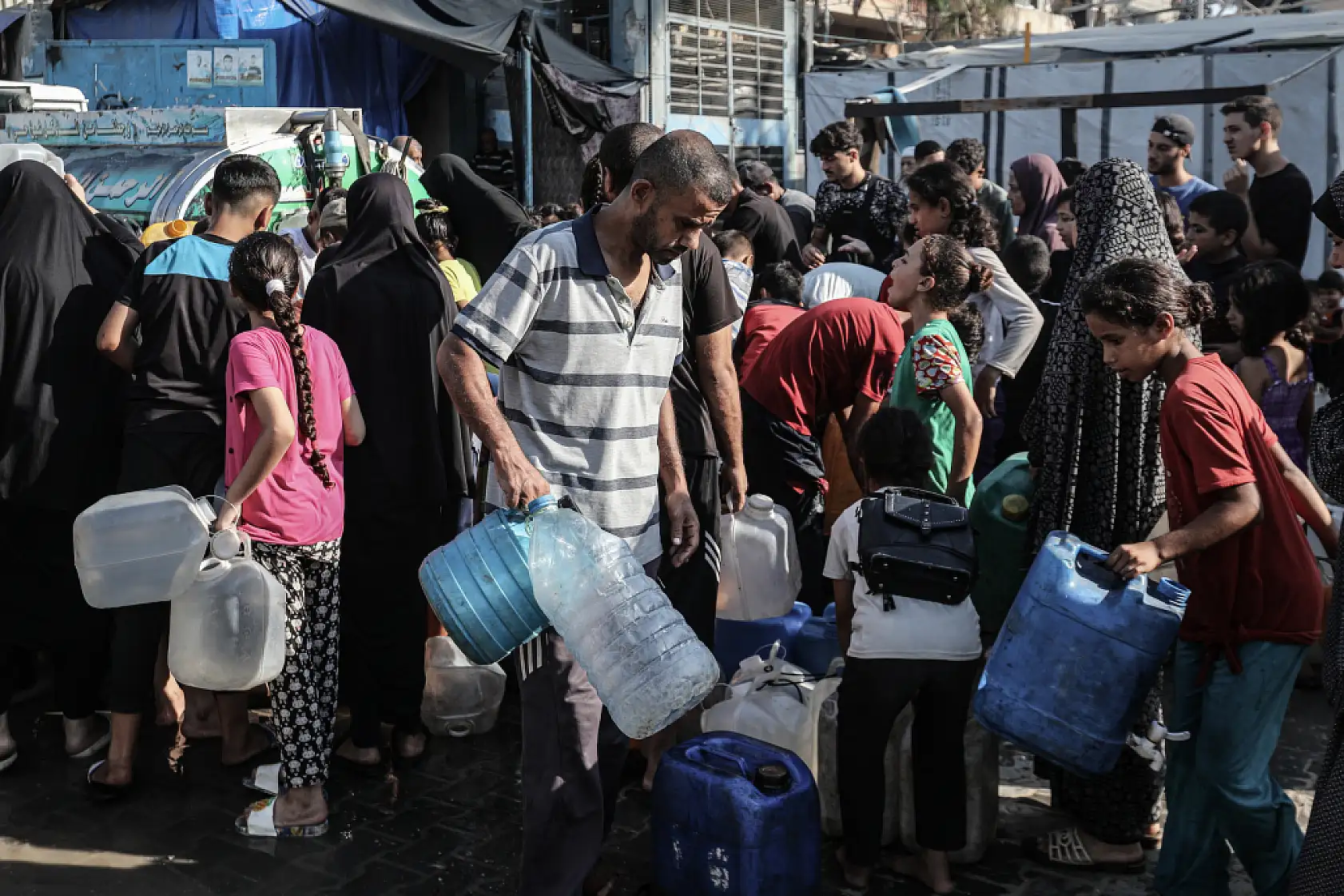 Gazze halkı suya muhtaç: Kriz derinleşiyor