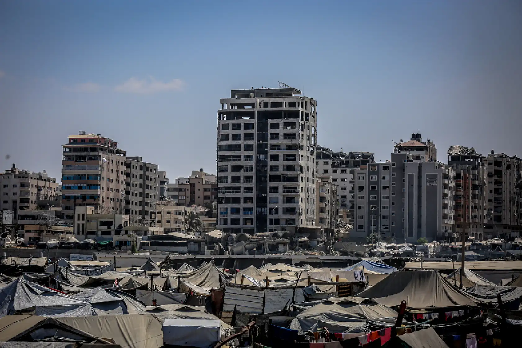 Gazze'deki 'Harmony Kulesi' bombalandı