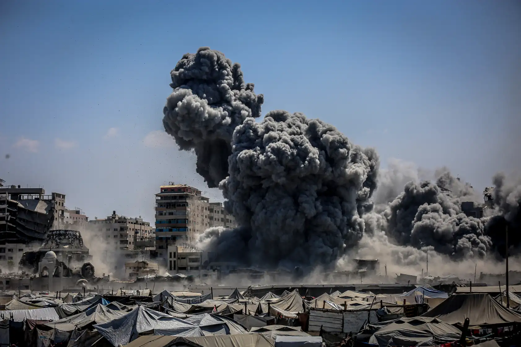 Gazze'deki 'Harmony Kulesi' bombalandı