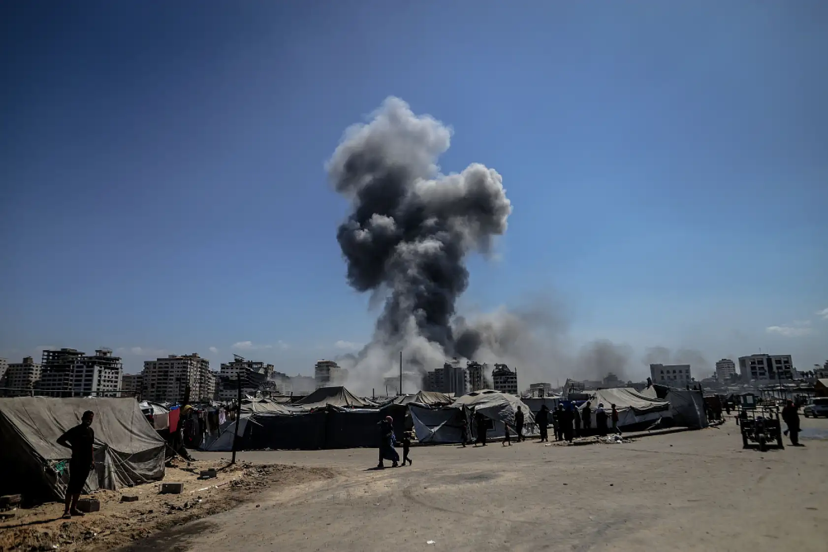 Gazze'deki 'Harmony Kulesi' bombalandı
