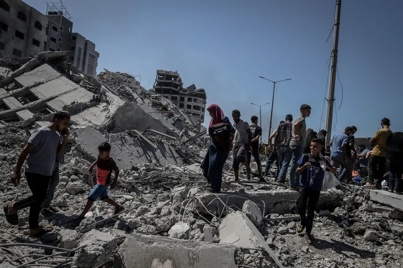 Gazze'deki 'Harmony Kulesi' bombalandı