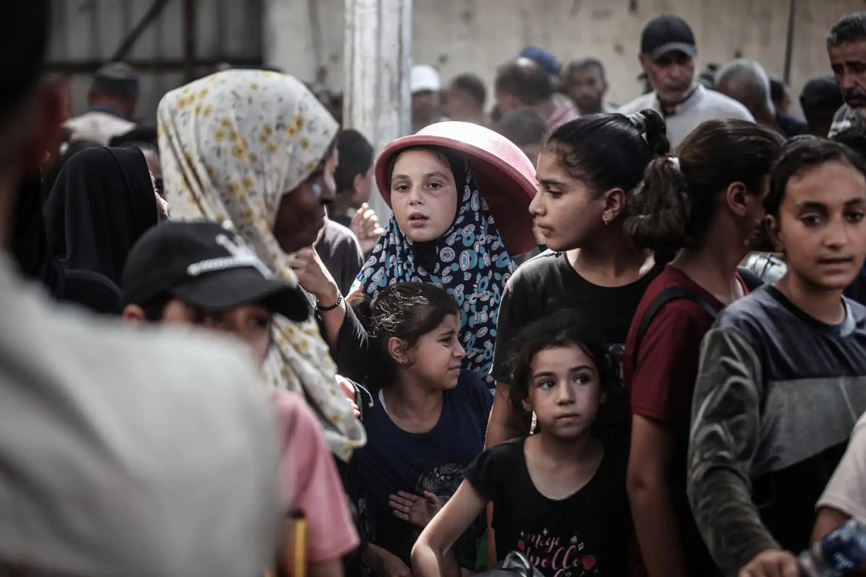 Gazze'de Filistinlilere yemek dağıtıldı