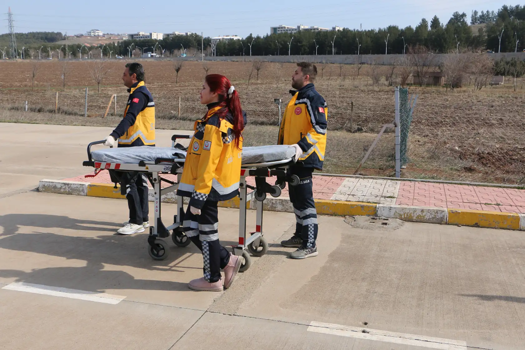 40 yaşındaki hastanın imdadına helikopterle yetiştiler!