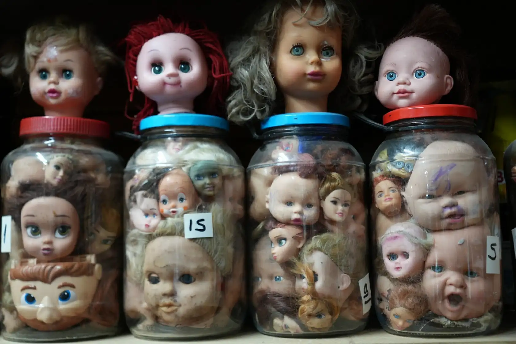 Kavanozlarda binlerce bebek kafası! 50 yıllık koleksiyon korku filmlerini aratmıyor