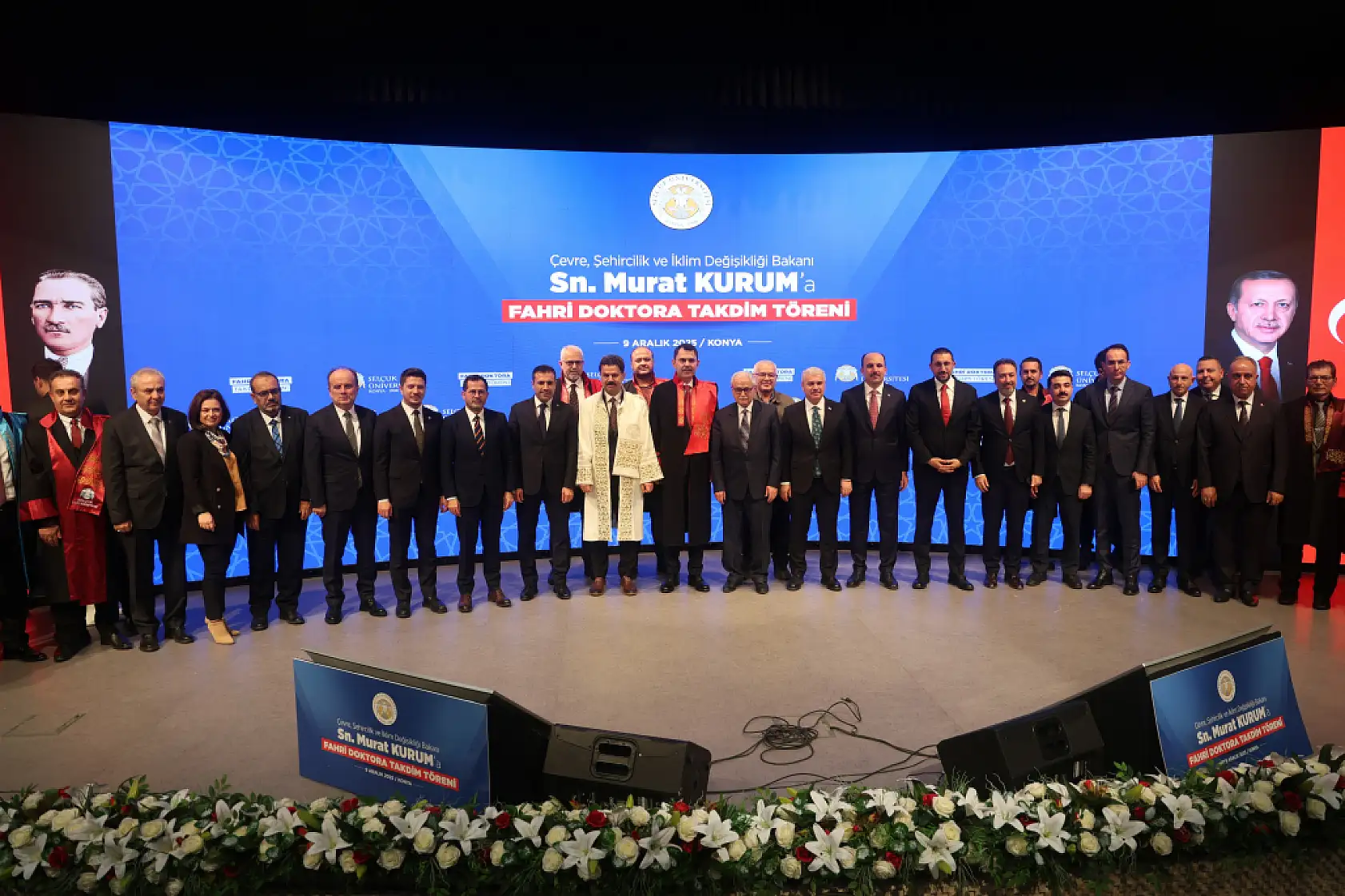 Bakan Murat Kurum'a Konya'dan vefa: Fahri doktora unvanı verildi!