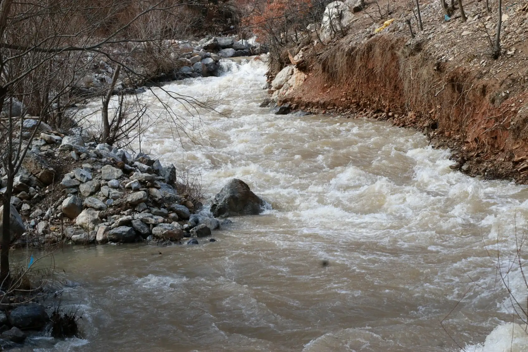 Konya'nın su hasretine eriyen kar suları merhem oldu
