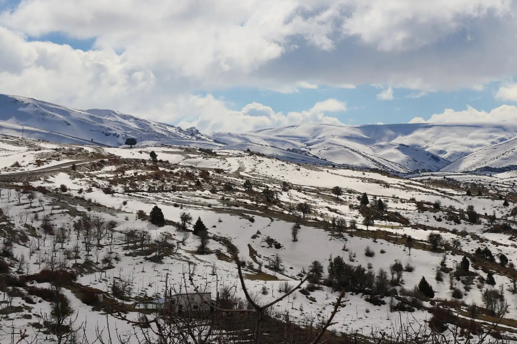 Konya'nın su hasretine eriyen kar suları merhem oldu