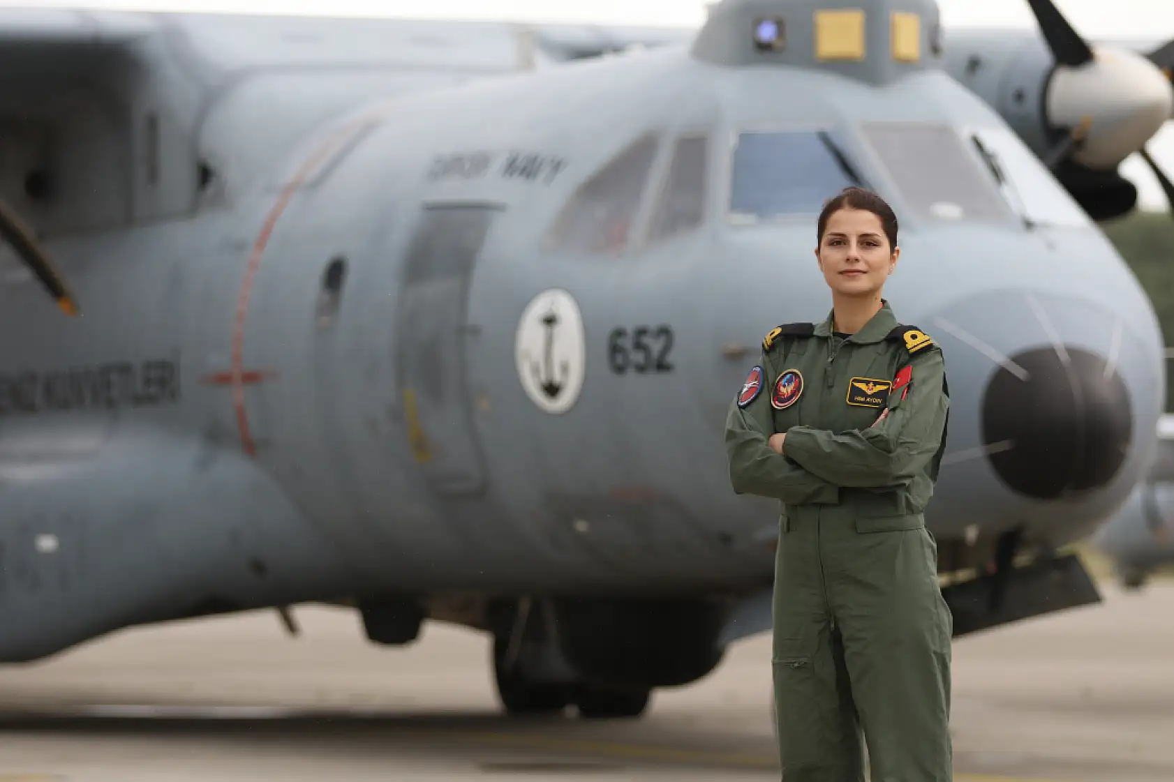 Türk istikbalinin evladı göklerde! Hilal Aydın'dan tarihi ilk