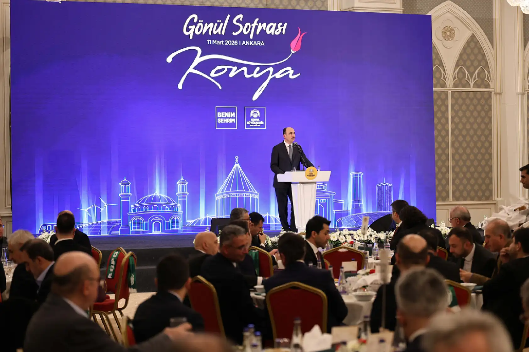 Konyalı bürokratlar Ankara'da aynı sofrada buluştu